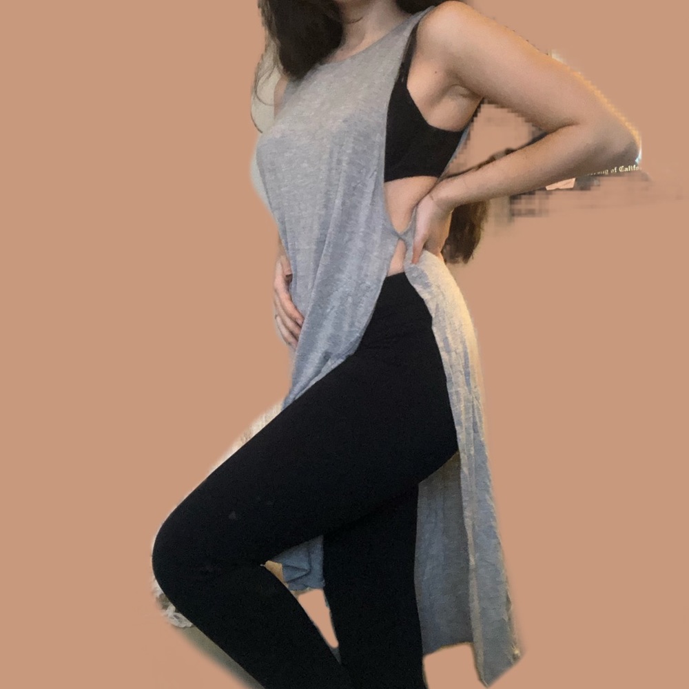 F21 Double Slit Tank Dress